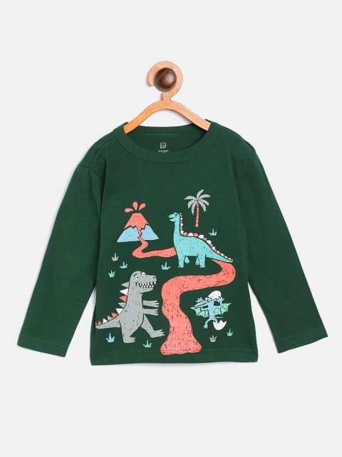 

GAP Boys Graphic Long Sleeve T-shirt, Green