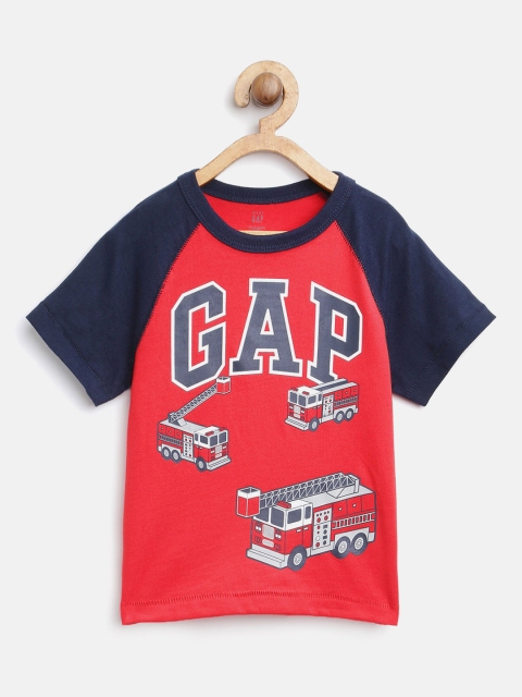 

GAP Boys Raglan Short Sleeve T-Shirt, Red