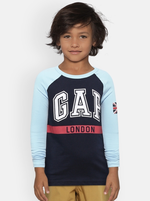 

GAP Boys Logo Raglan T-shirt, Navy blue