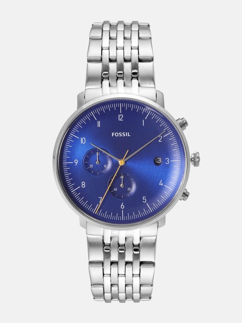 

Fossil CHASE TIME Men Blue Analogue Watch FS5542