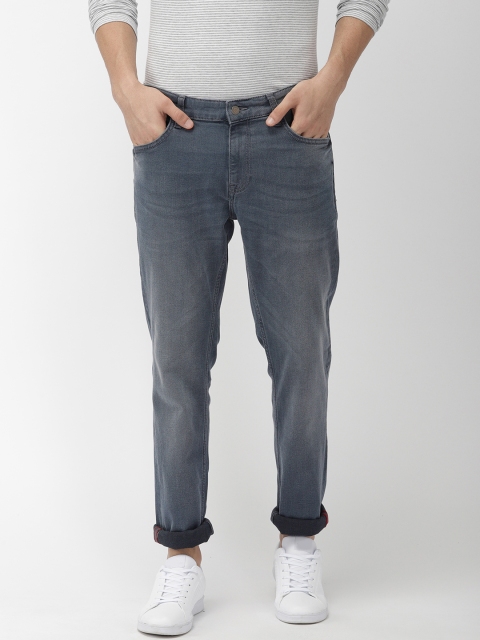 

Indian Terrain Men Grey Brooklyn Slim Fit Low-Rise Clean Look Stretchable Jeans