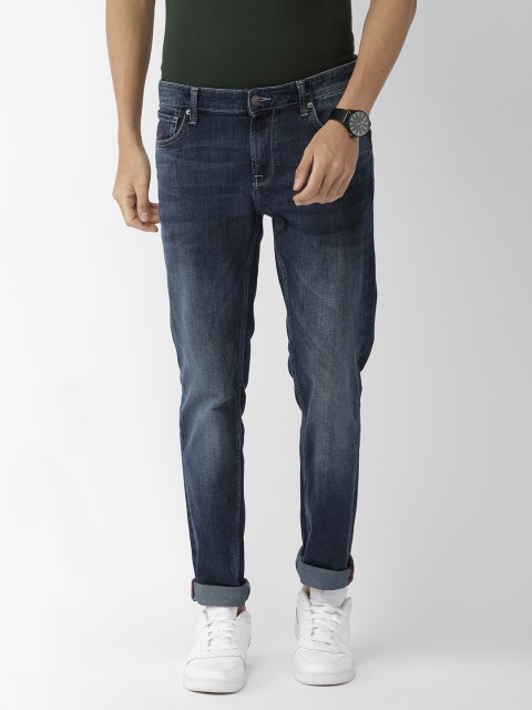 

Indian Terrain Men Navy Blue Slim Fit Mid-Rise Clean Look Jeans