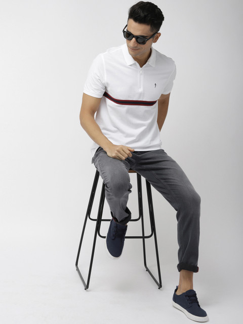 

Indian Terrain Men Grey Brooklyn Slim Fit Low-Rise Clean Look Stretchable Jeans