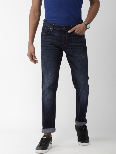 

Indian Terrain Men Blue Brooklyn Slim Fit Low-Rise Clean Look Stretchable Jeans
