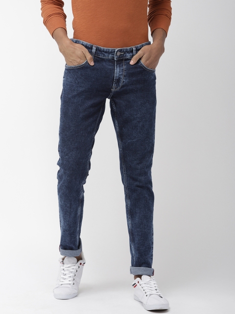 

Indian Terrain Men Blue Kruger Skinny Fit Mid-Rise Clean Look Stretchable Jeans