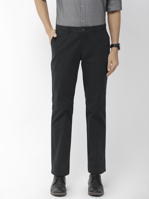 

Indian Terrain Men Black Kansas Regular Fit Solid Chinos