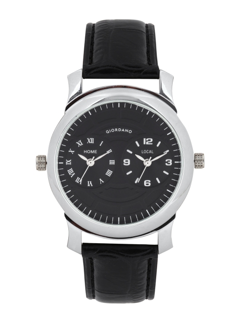 

GIORDANO Men Black Dual Dial Watch P10501