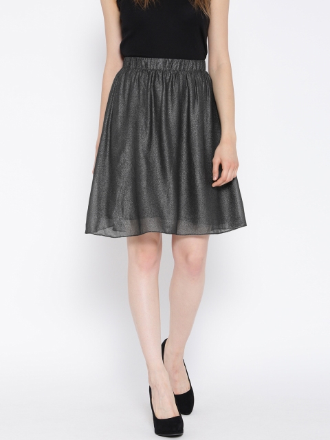 

Vero Moda Silver-Coloured Shimmer Flared Skirt
