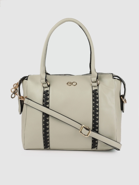 

E2O Grey Solid Handheld Bag