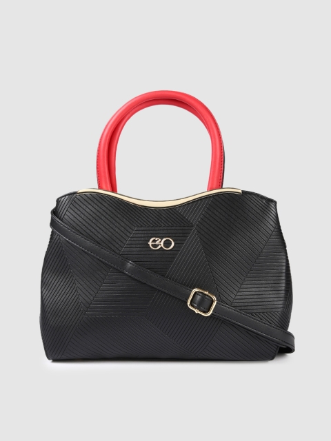 

E2O Black Solid Handheld Bag