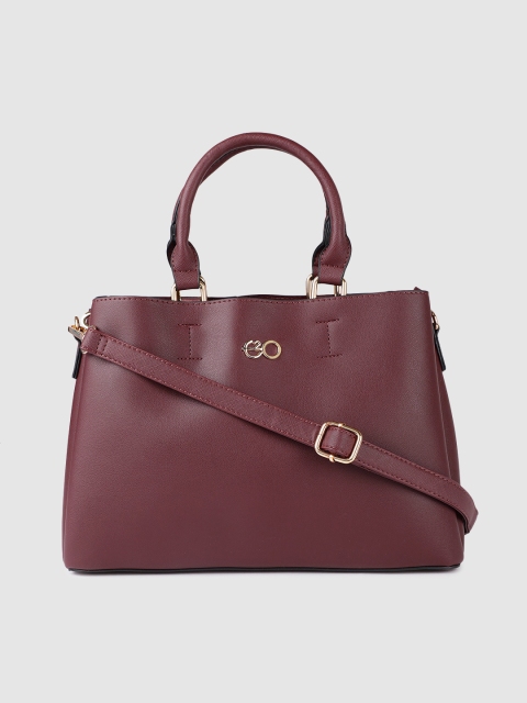 

E2O Maroon Solid Handheld Bag