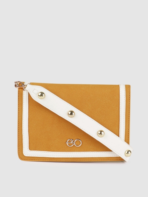 

E2O Yellow Solid Sling Bag