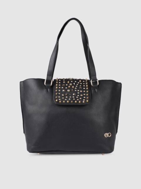 

E2O Black Embellished Shoulder Bag