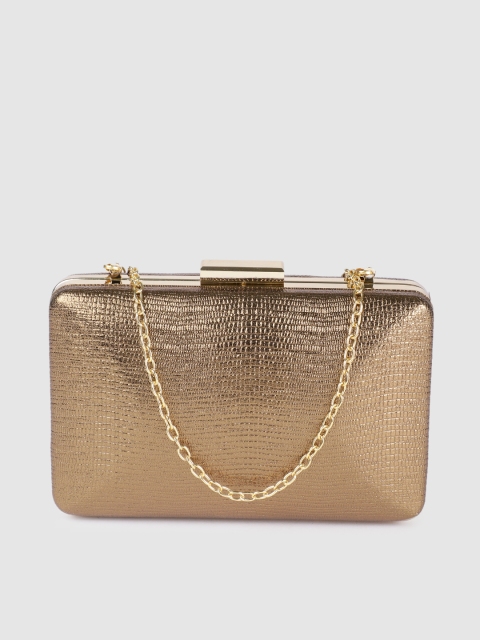 

E2O Gold-Toned Solid Clutch
