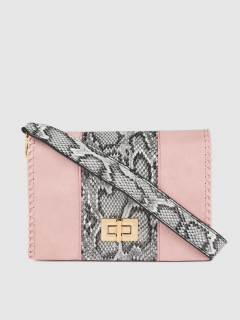 

E2O Pink Printed Sling Bag