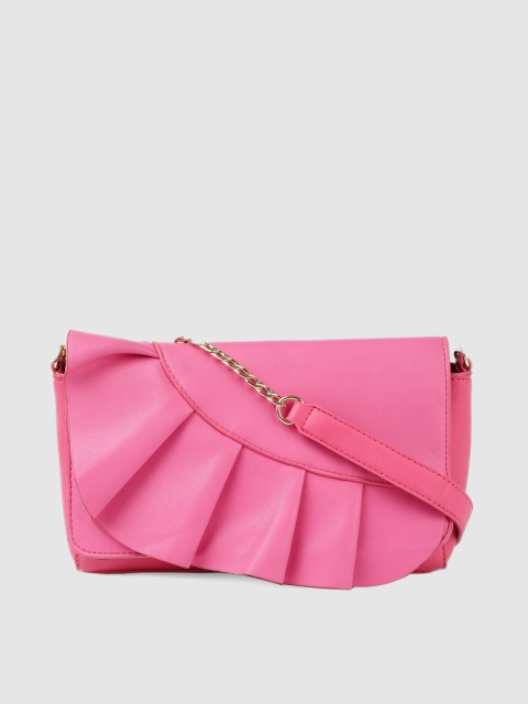 

E2O Pink Solid Sling Bag