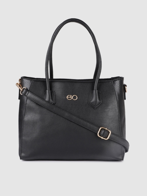 

E2O Black Solid Handheld Bag