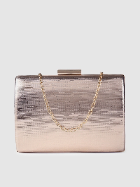 

E2O Bronze-Toned Solid Clutch