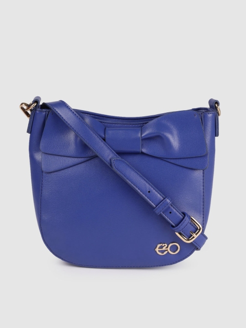 

E2O Blue Solid Sling Bag