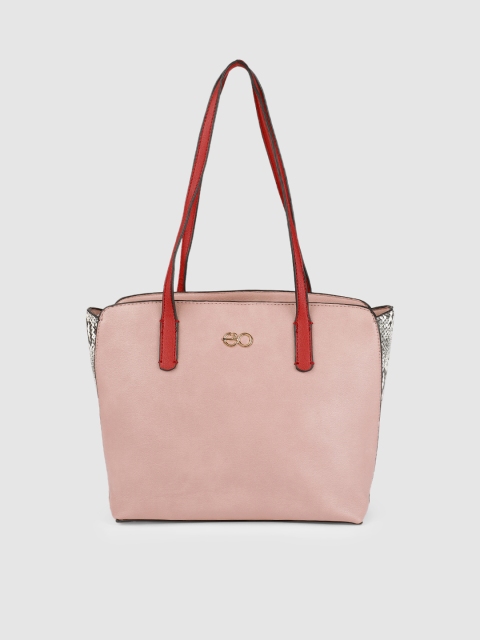 

E2O Pink Solid Shoulder Bag