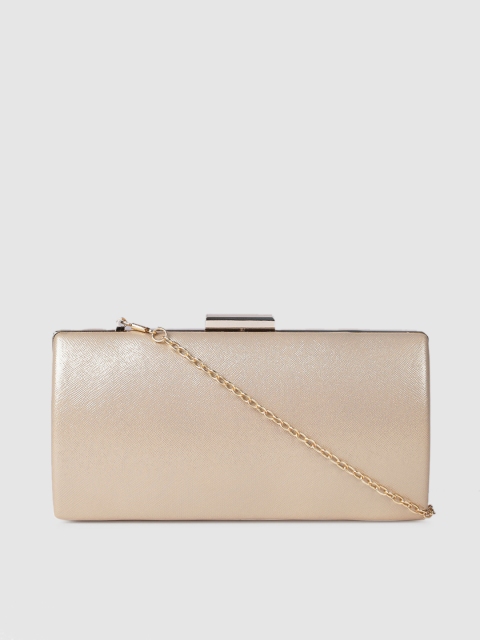 

E2O Gold-Toned Textured Clutch