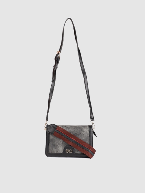 

E2O Grey Solid Sling Bag