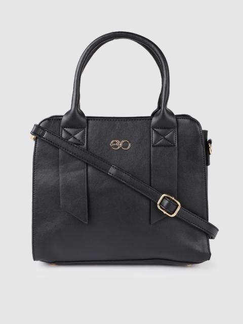 

E2O Black Solid Handheld Bag