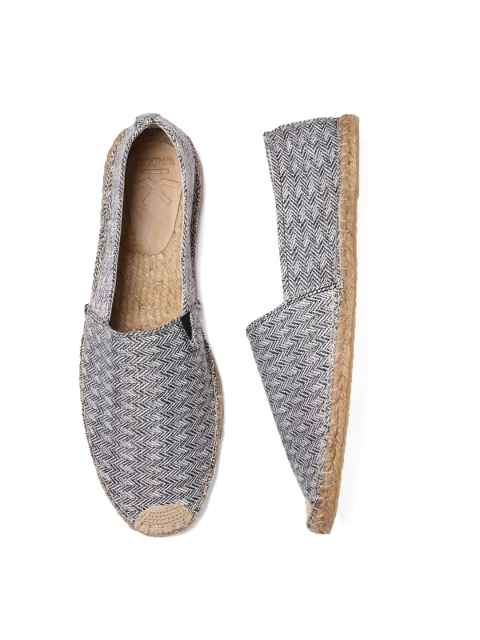 

WROGN Men Black & White Espadrilles