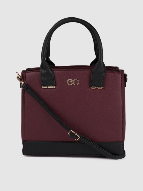 

E2O Burgundy Solid Handheld Bag