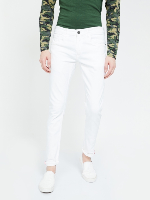 

Fame Forever by Lifestyle Men White Skinny Fit Mid-Rise Clean Look Stretchable Jeans