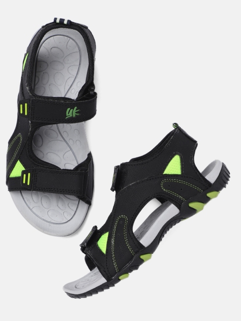 

YK Boys Black Sports Sandals