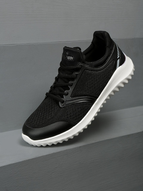 

WROGN Men Black Textured Sneakers