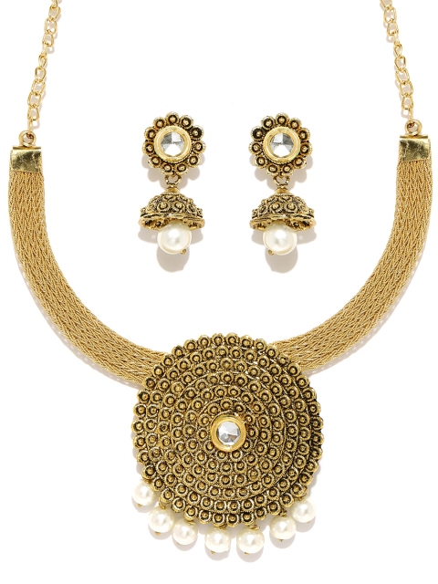 

Zaveri Pearls Gold-Toned Jewellery Set