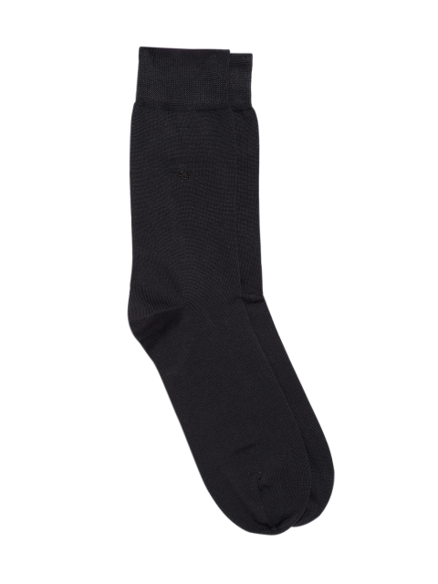 

Park Avenue Men Charcoal Grey Solid Ankle-Length Socks