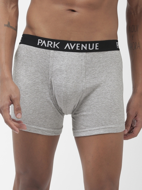 

Park Avenue Men Grey Melange Solid Trunks PZTM00016-G3