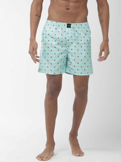 

Park Avenue Men Sea Green Printed Boxers PZUA00418-N6