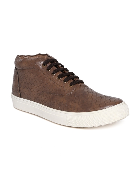 

Arden by Knotty Derby Men Tan Brown Textured Casual Shoes