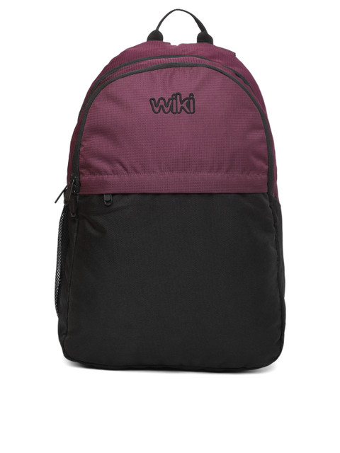

Wildcraft Unisex Purple & Black Atom Colourblocked Backpack