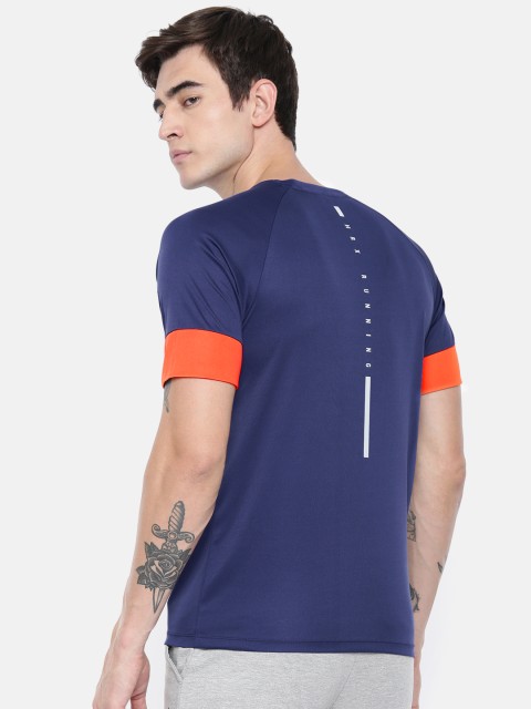 

HRX by Hrithik Roshan Men Blue Solid Rapid Dry Lightweight Regular Fit Running T-shirt