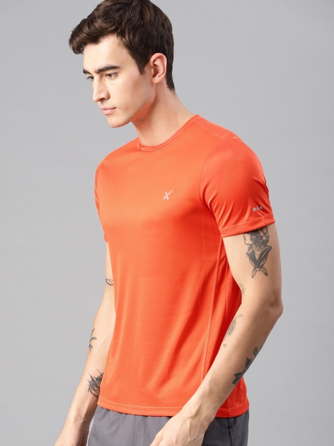 

HRX by Hrithik Roshan Ultralyte Men Orange Running Regular Fit Tshirt