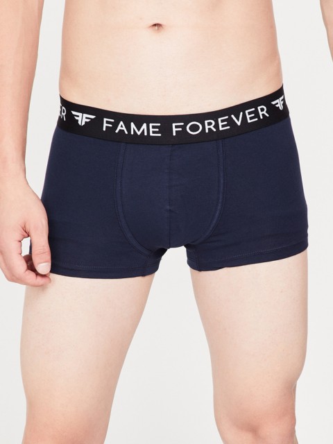 

Fame Forever by Lifestyle Men Navy-Blue Solid Basic Trunks 8903742045204