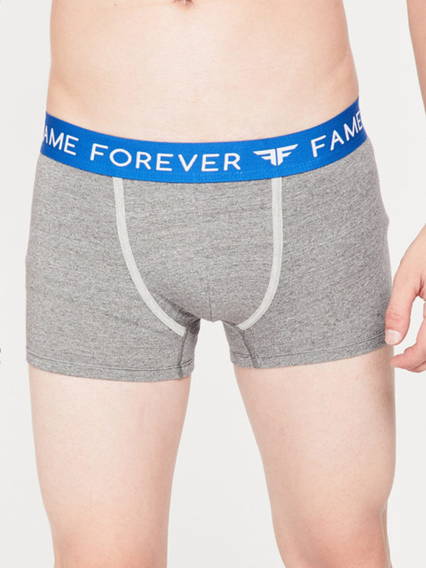

Fame Forever by Lifestyle Men Grey Solid Trunk 8903742045105