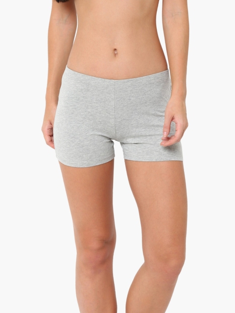 

Ginger by Lifestyle Women Grey Solid Boy Shorts 8903732354385