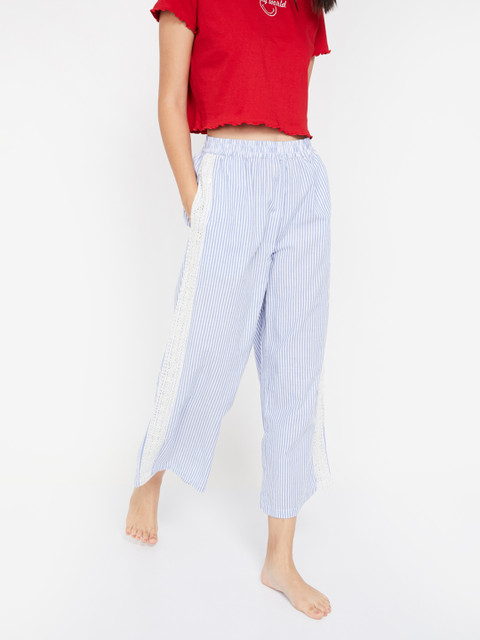 

Ginger by Lifestyle Women Blue Striped Pyjamas 8903742030422
