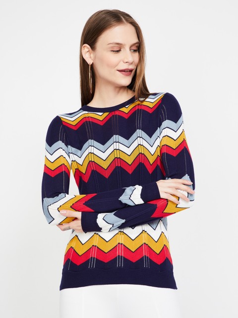 

Ginger by Lifestyle Women Multicoloured Printed Sweatshirt, Multi