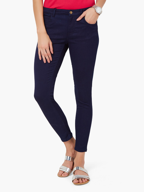 

Ginger by Lifestyle Women Blue Skinny Fit Mid-Rise Clean Look Jeans