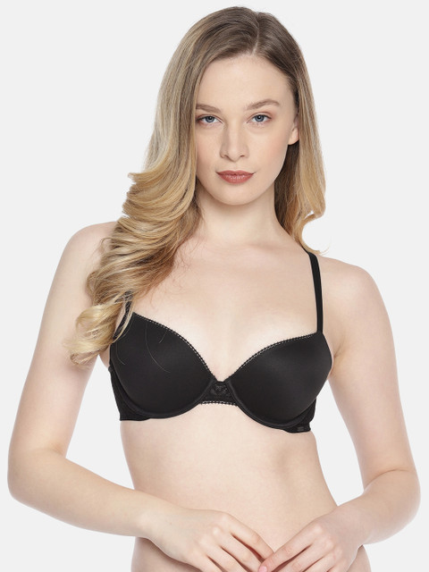 

Calvin Klein Underwear Black Solid Underwired LIGHTLY LINED FC Lightly Padded T-shirt Bra