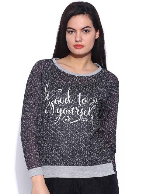 

ONLY Black Printed Top