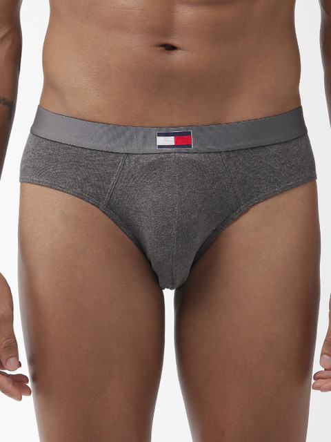 

Tommy Hilfiger Men Charcoal Grey Solid Briefs A9AB1131