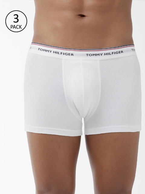 

Tommy Hilfiger Men Pack of 3 Trunks Solid A9AB4107, White